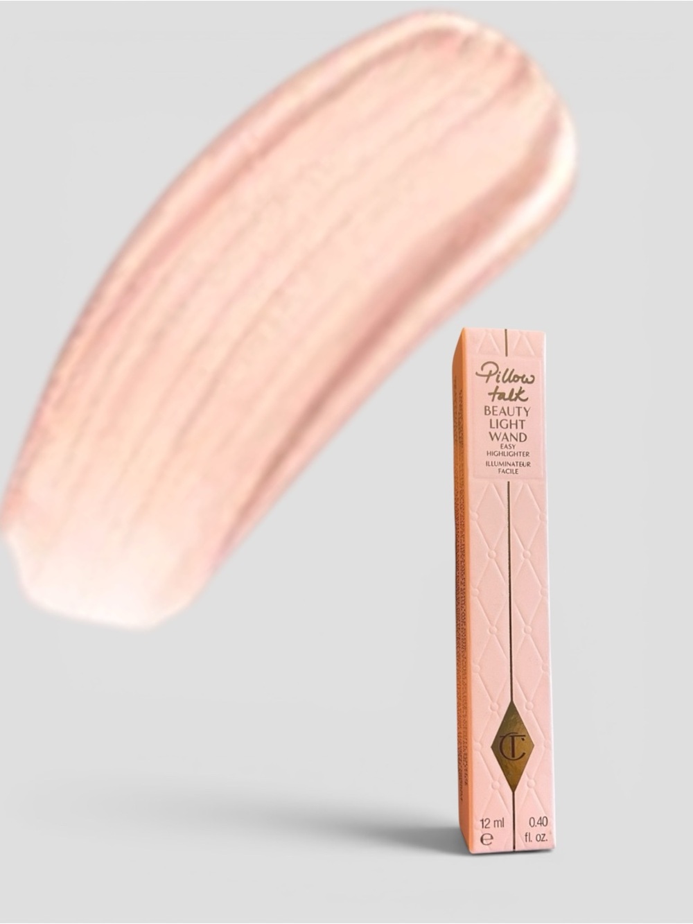 Charlotte Tilbury Beauty Light Wand Pillow Talk Highlighter 12ml NWT